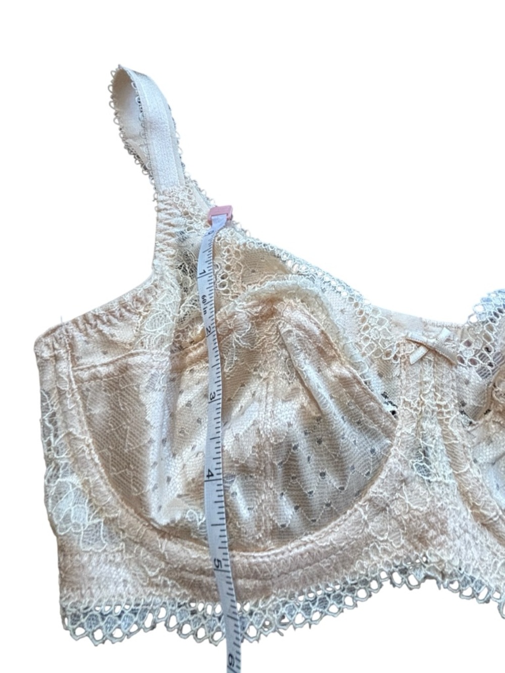 Panache Lace Underwire Bra in Beige - Picture 5 of 10